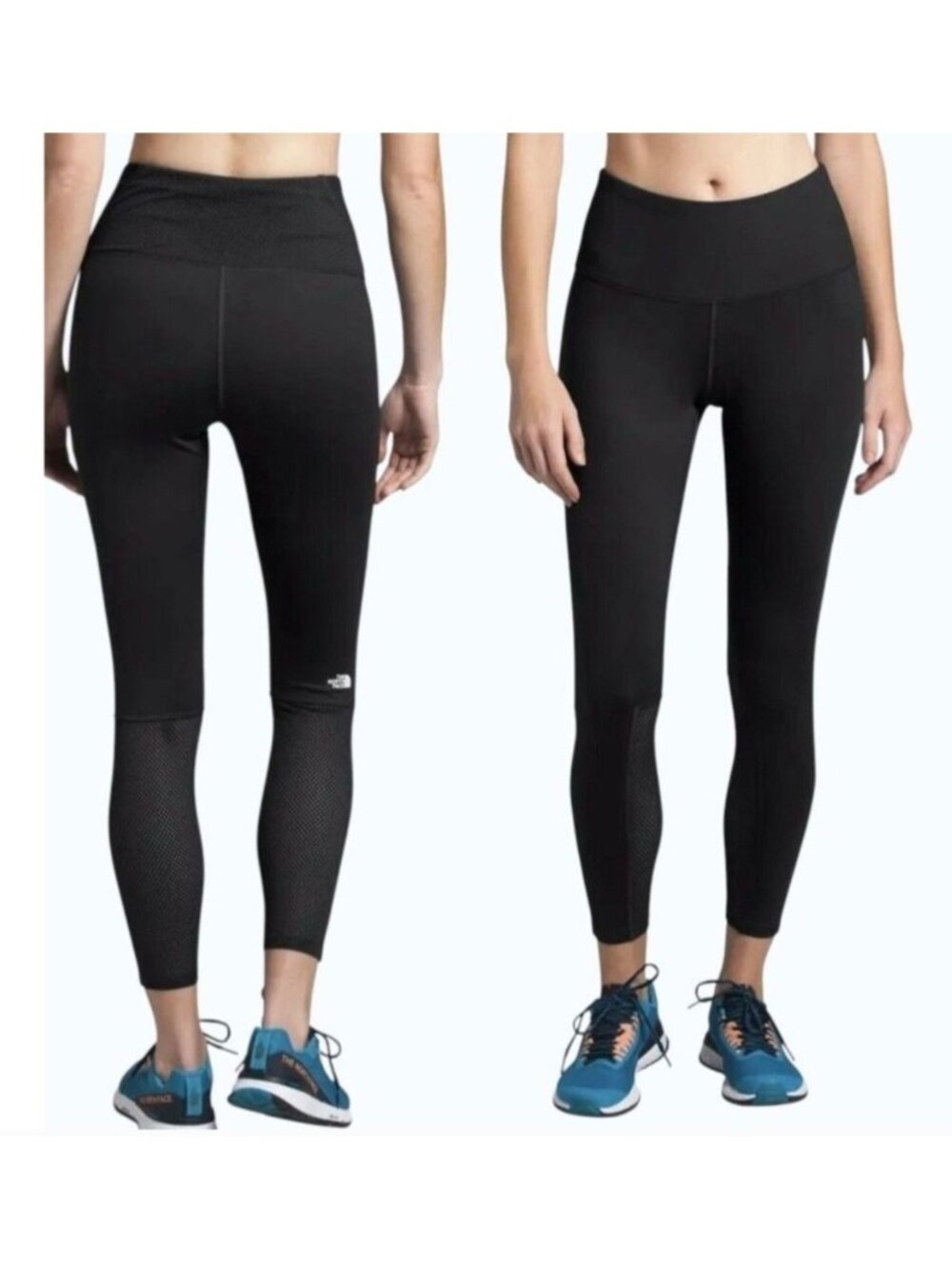 THE NORTH FACE Solid Black Active Trail High-Rise Women's 7/8 Leggings Small